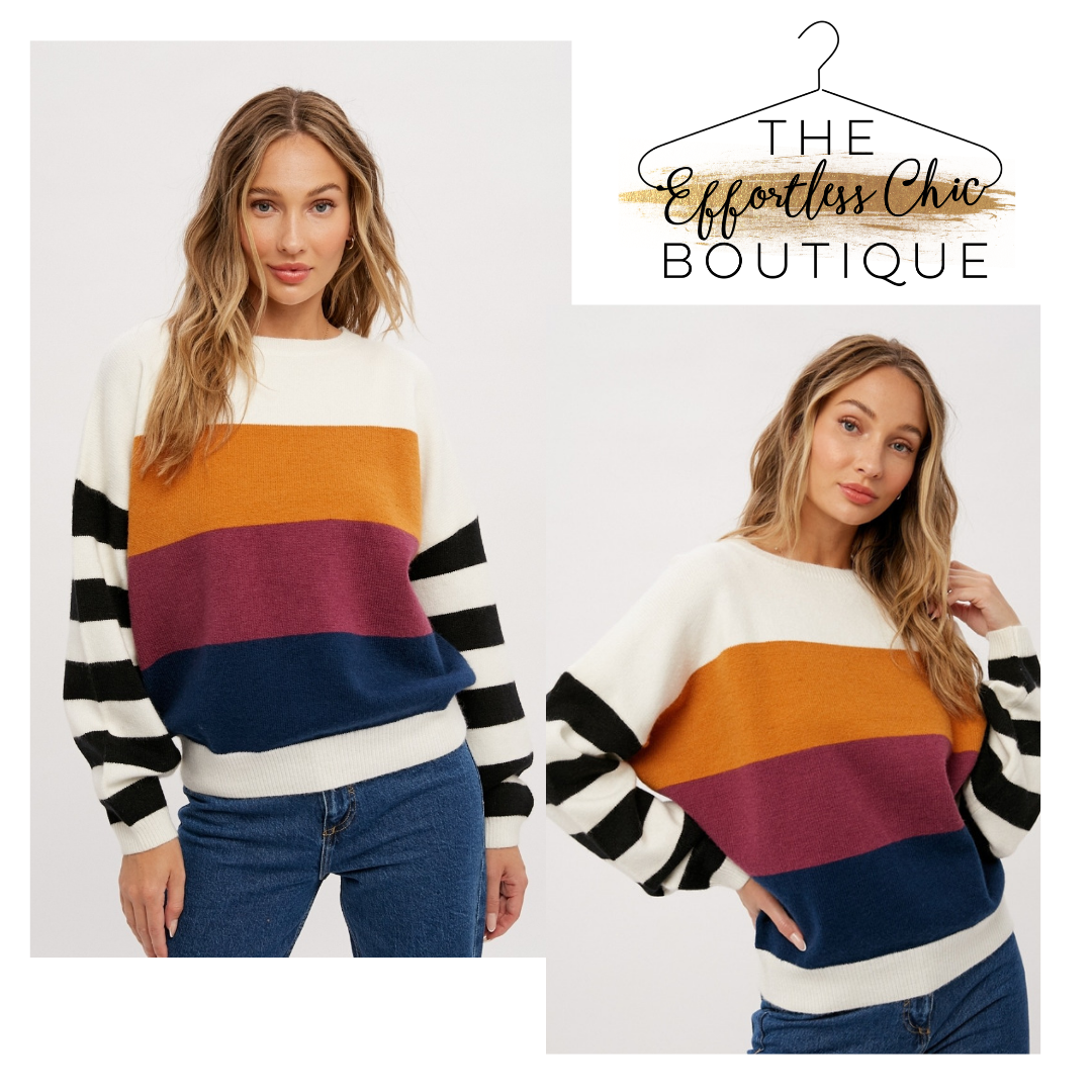 Multi-Color Striped Sweater