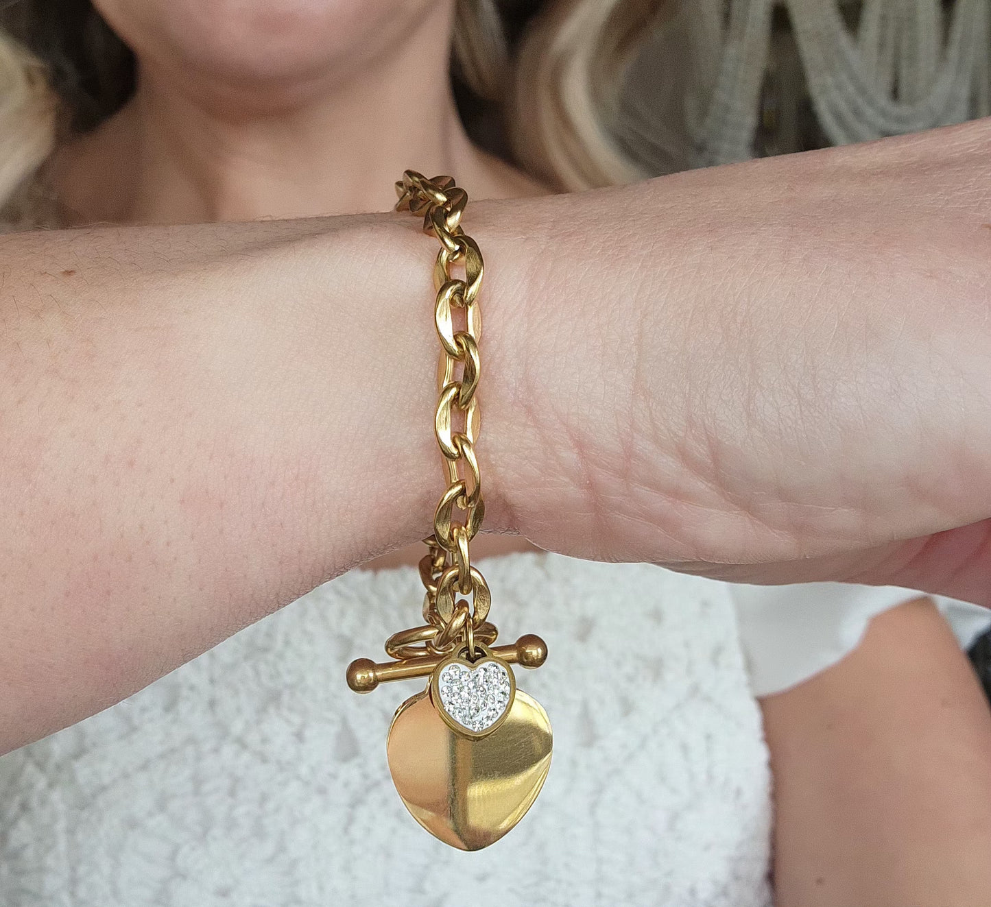 Heart Charm Bracelet