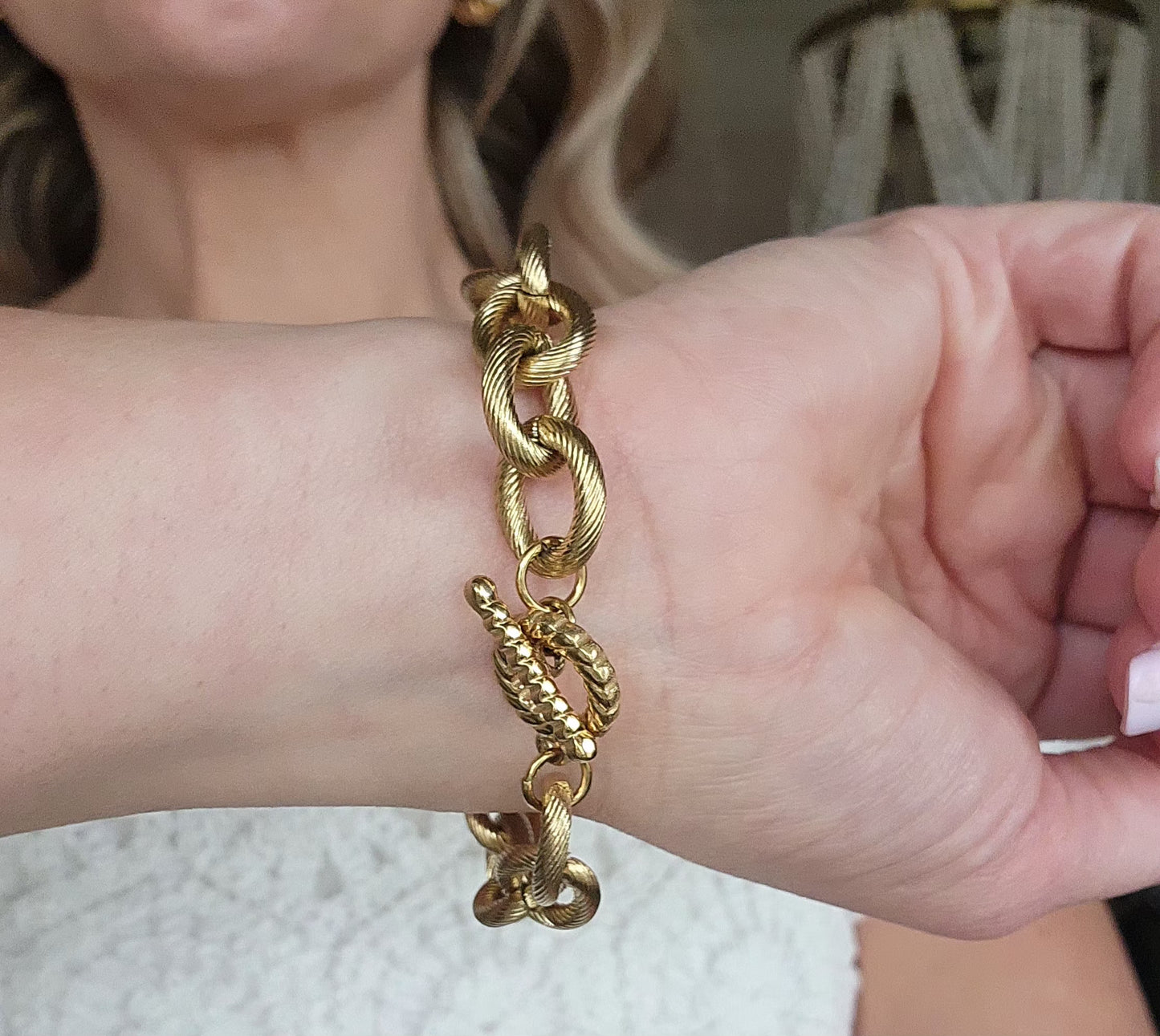 Chunky Chain Link Bracelet