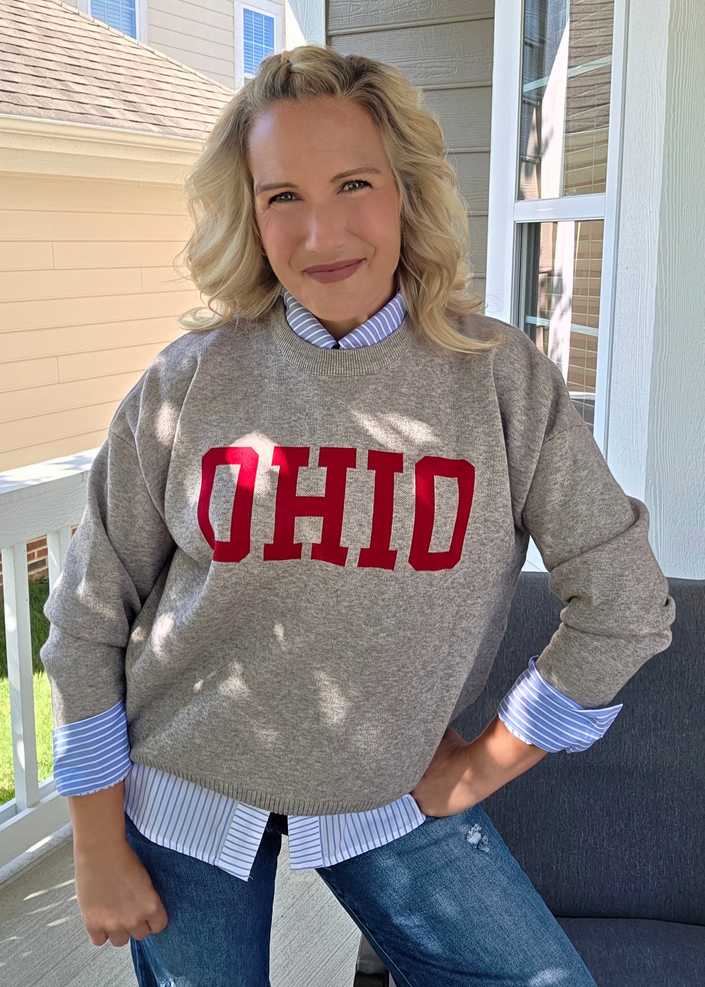 Grey OHIO Sweater