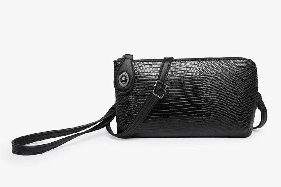 Kendall Crossbody/Wristlet in Black