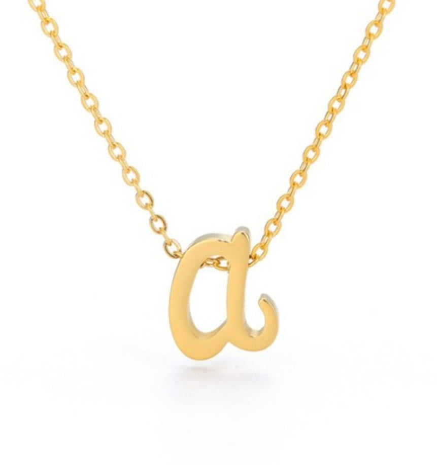 Gold Initial Necklace