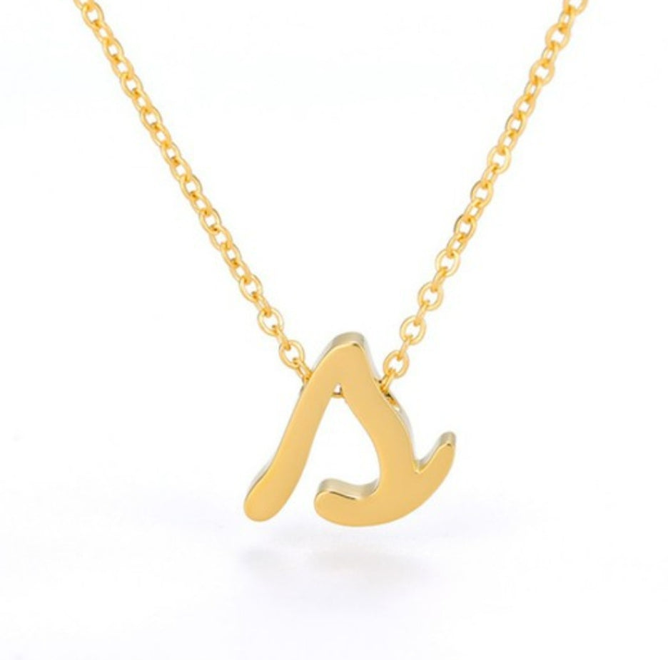 Gold Initial Necklace