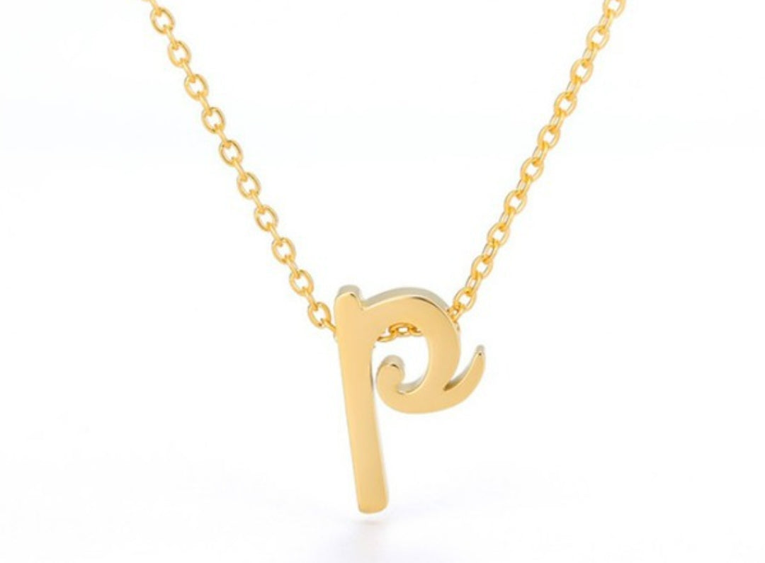 Gold Initial Necklace