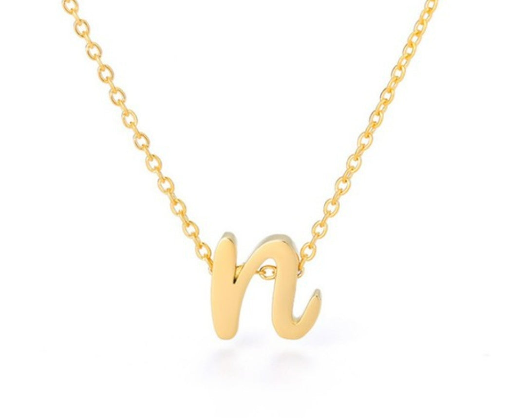 Gold Initial Necklace