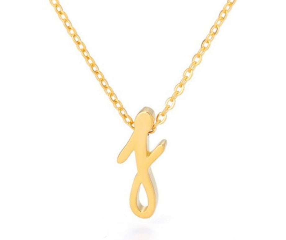 Gold Initial Necklace