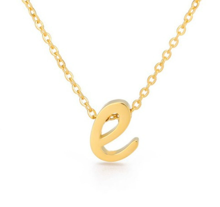 Gold Initial Necklace