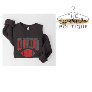 Black OHIO Football Sweatshirt