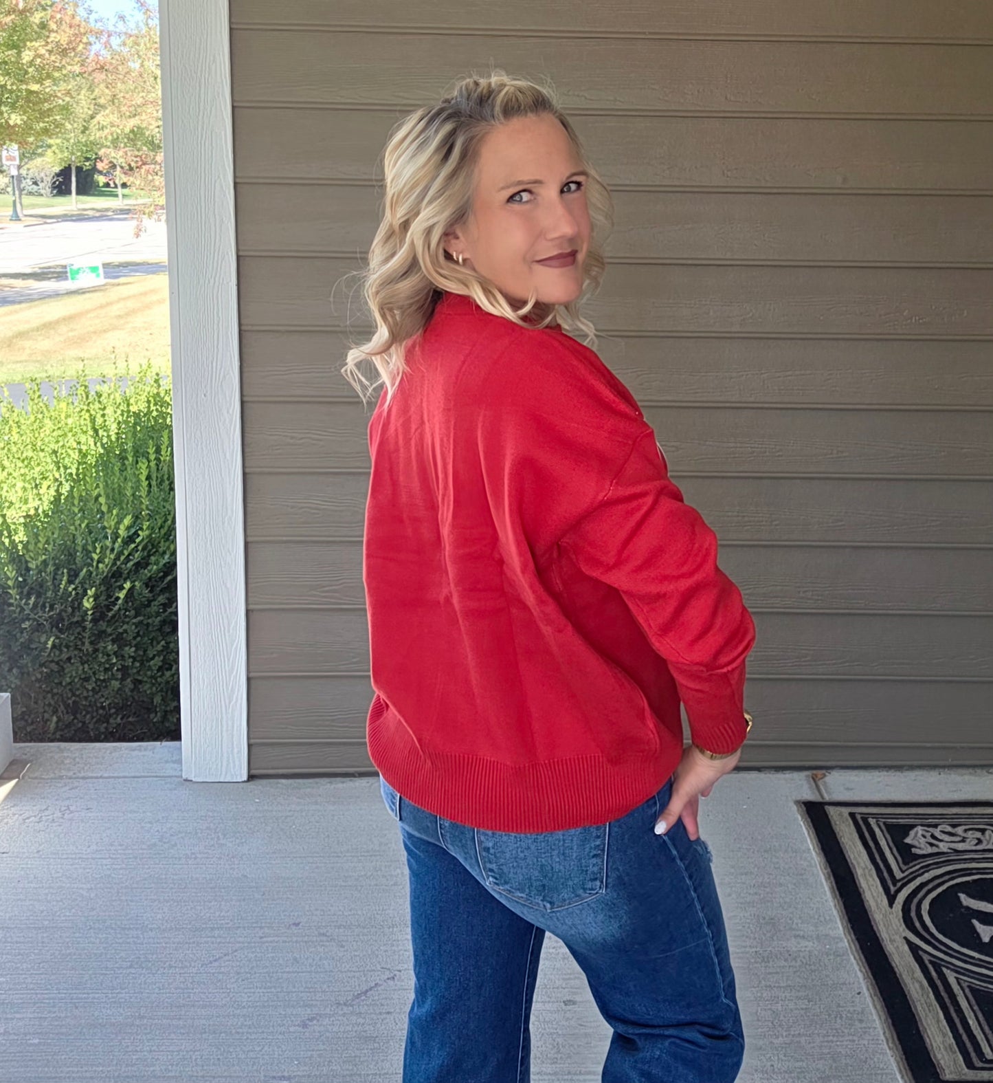 Red OHIO Sweater