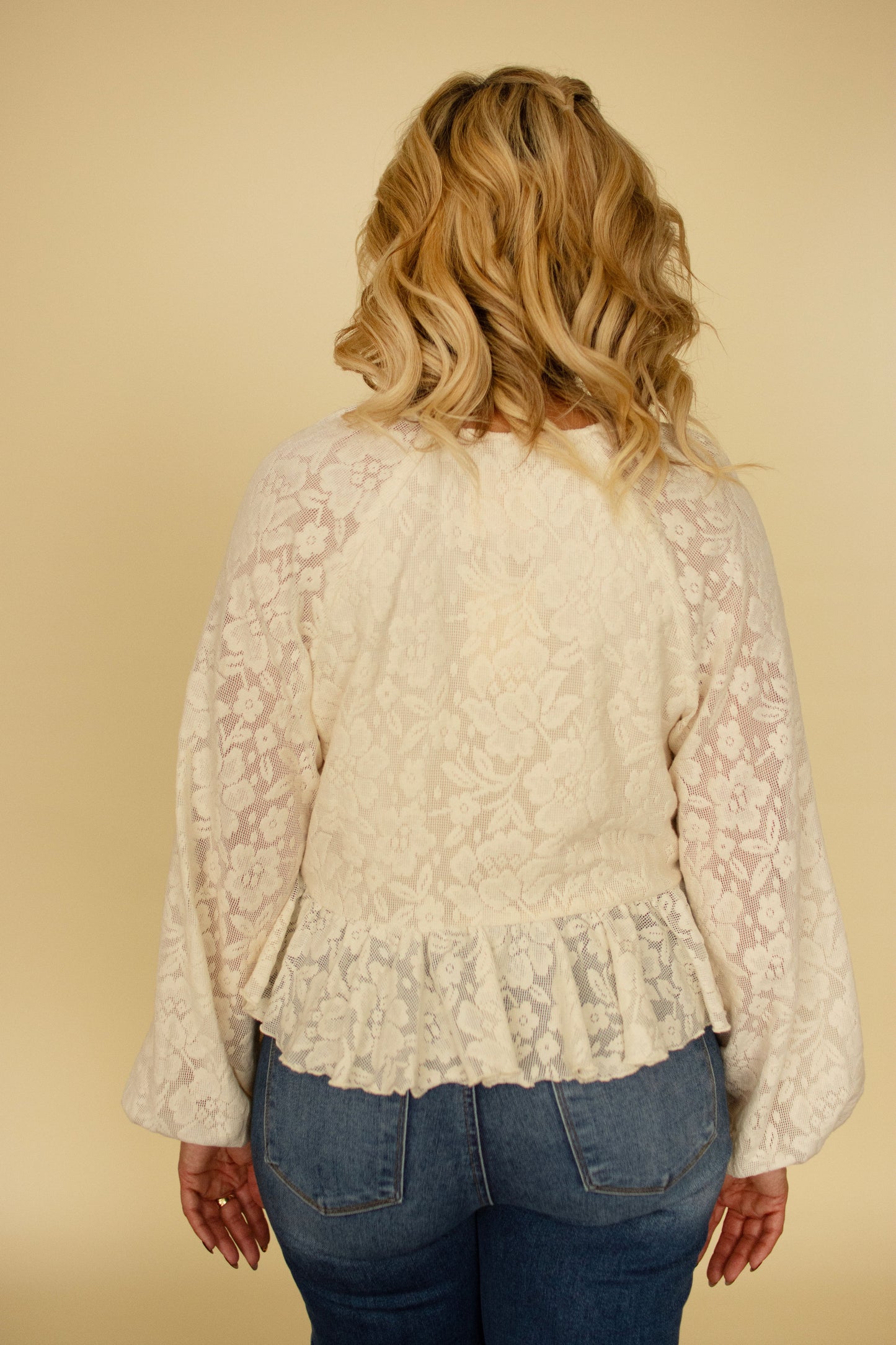 Ruffle Lace Top