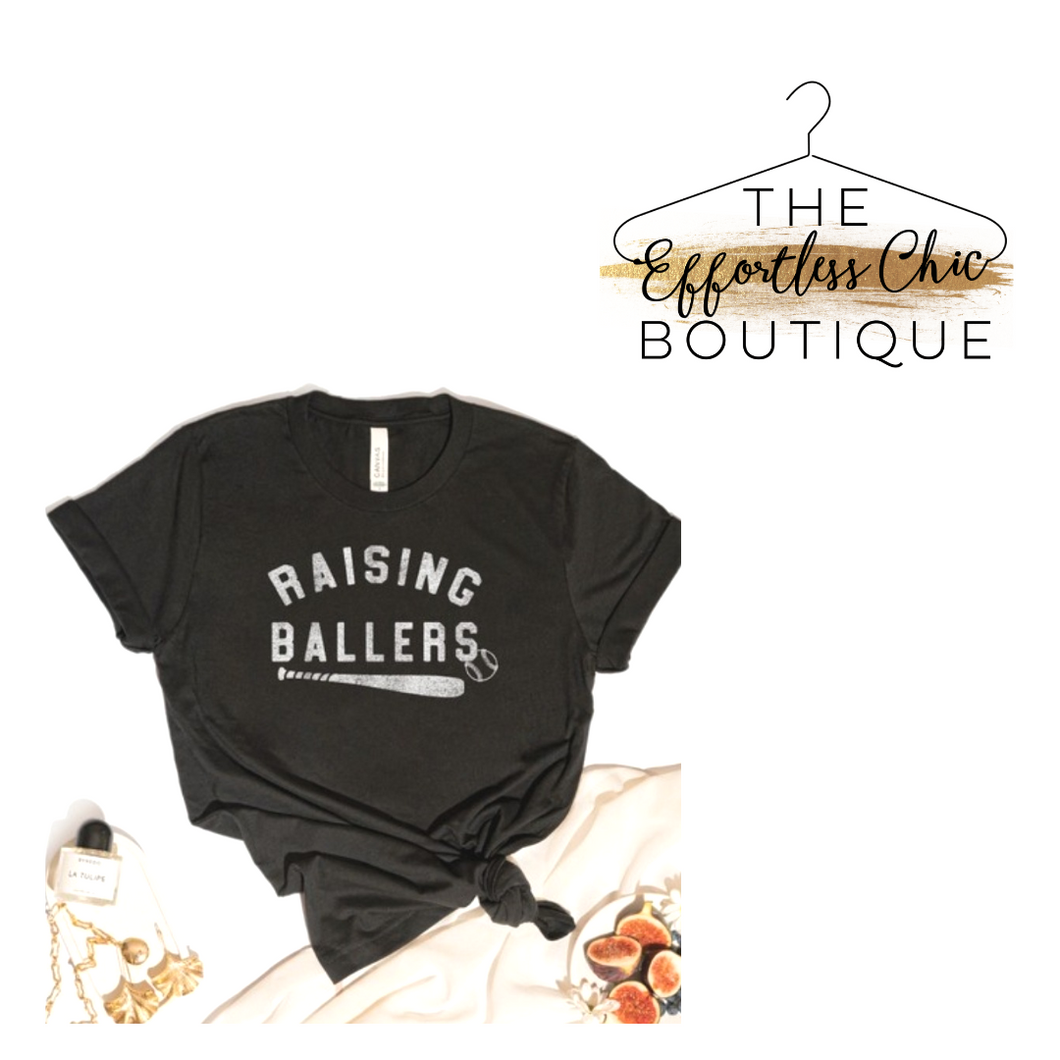 RAISING BALLERS Relaxed Fit Tee