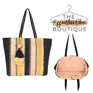 Copper Craft Striped Tote